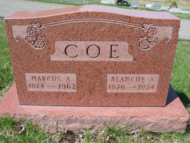 Marcus a. and Blanche A. Coe